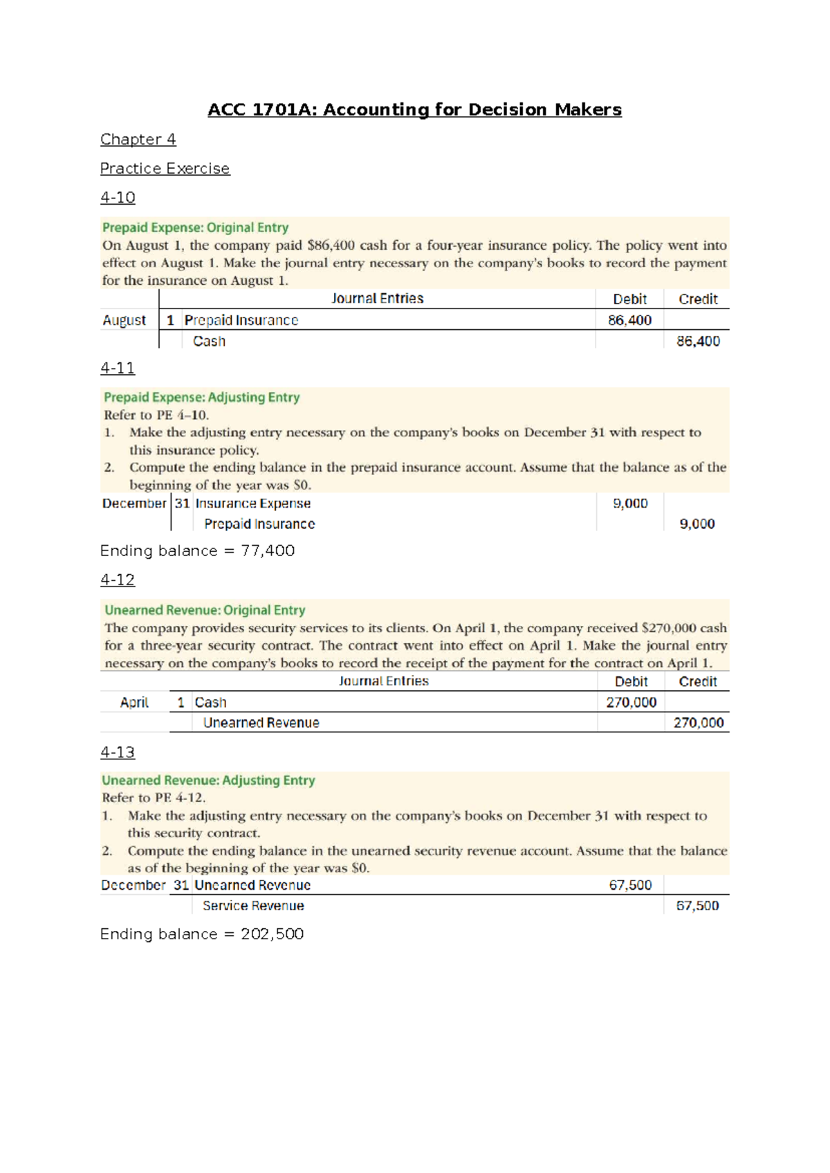 Week 3 - Accounting Tutorial Week 3 Exercise - ACC1701 - ACC 1701A ...