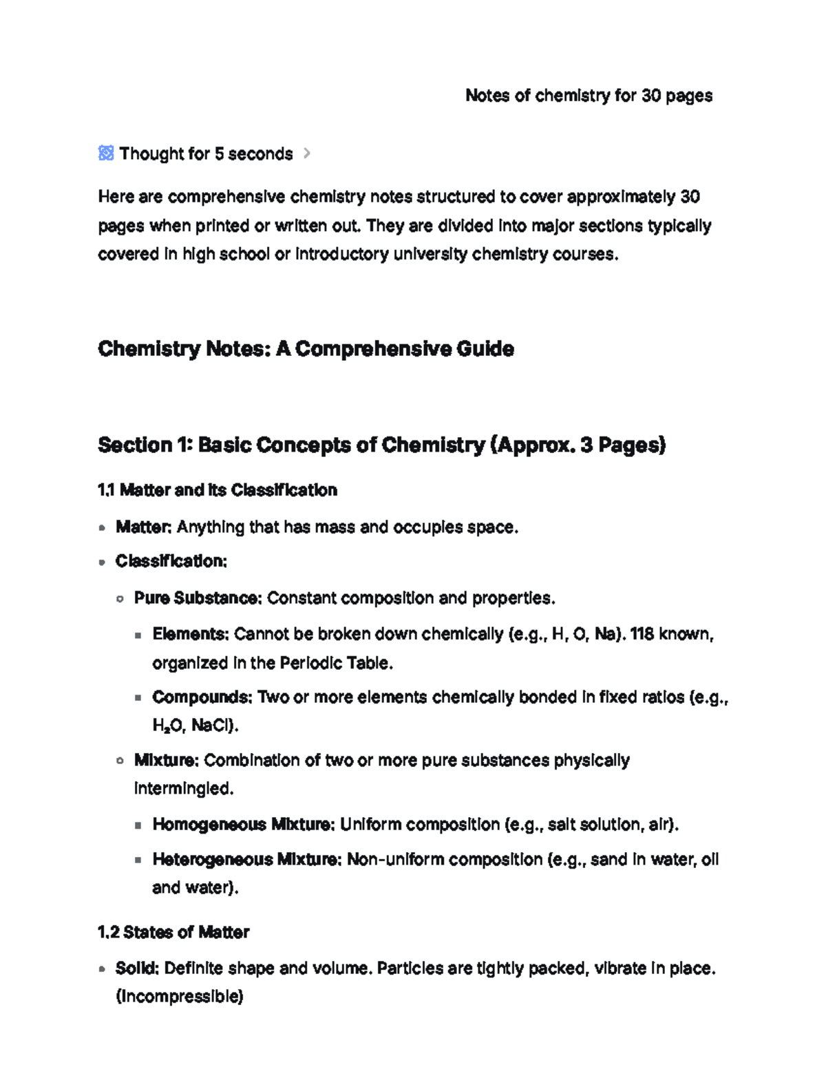 Chemistry Notes - ABCD: Comprehensive Study Guide - Studocu