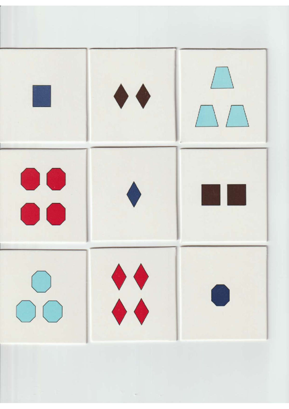 Tarjetas para clasificación de cartas Banfe-3 - Pruebas De Evaluación ...