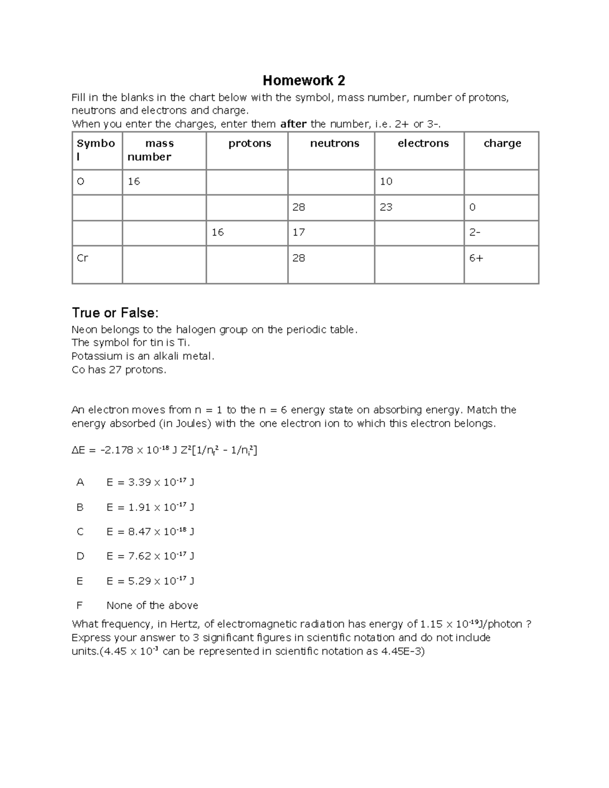 CHEM 102 Final Exam Comprehensive Review Guide - Studocu