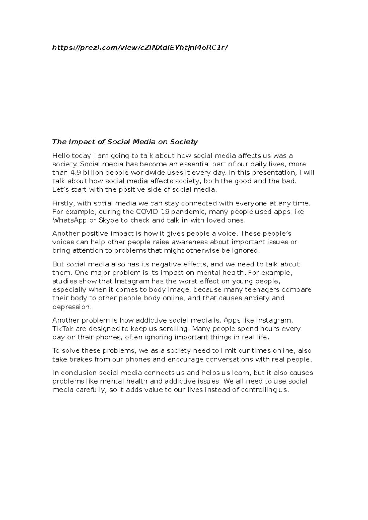 SOC101: The Effects of Social Media on Society - Pros & Cons Analysis ...