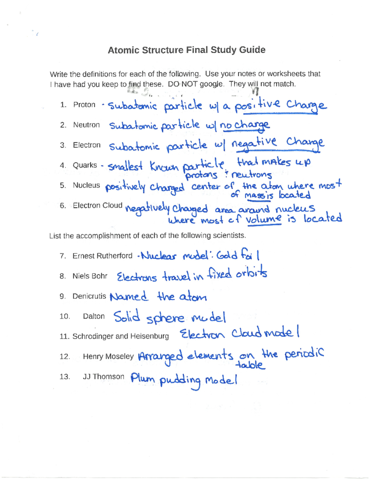 Final Exam Study Notes for Course XYZ-101: Key Concepts and Review ...