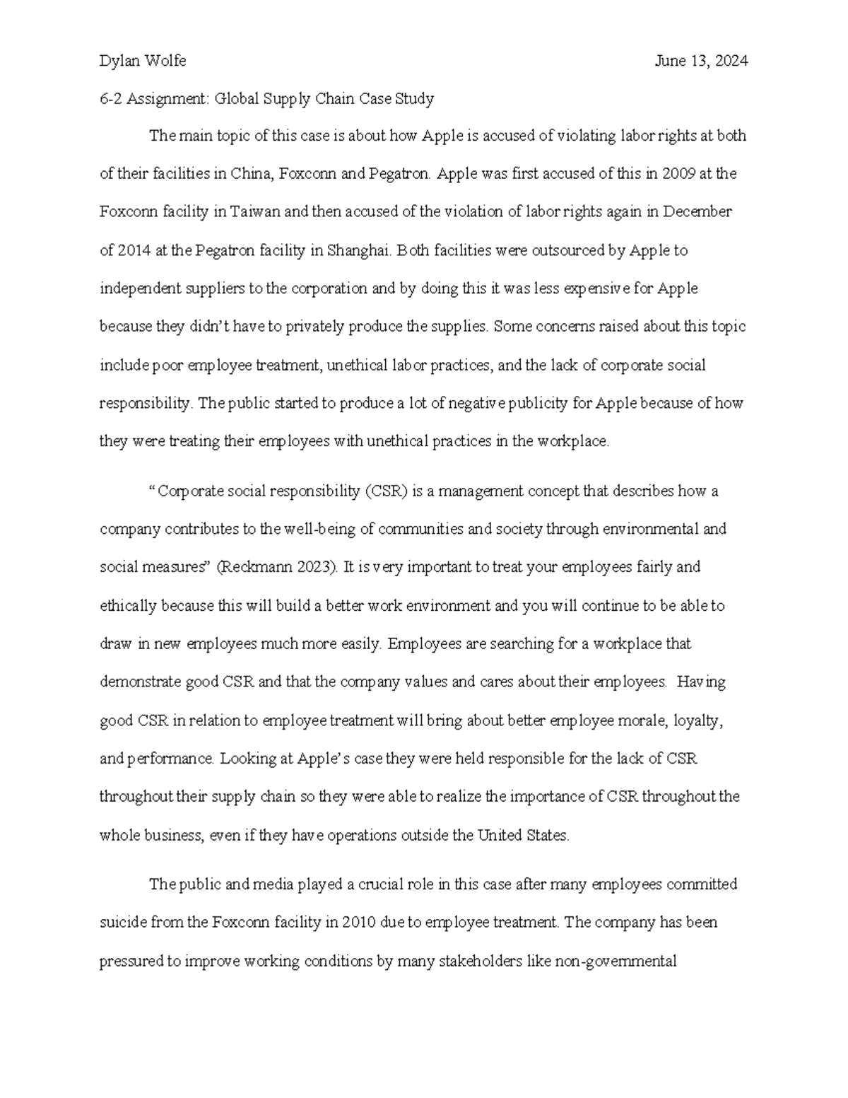 ECO 201 Module 8 Final Project: Economic Analysis of Netflix