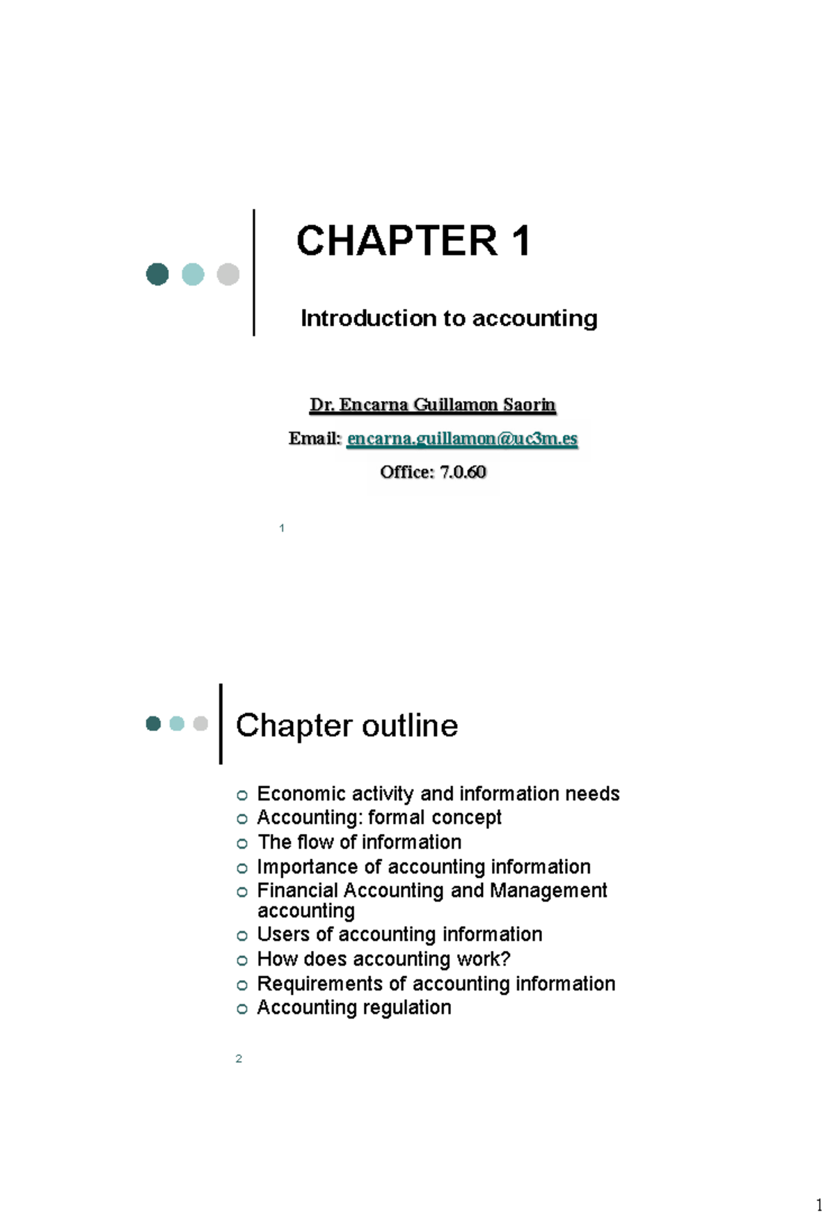 CHAPTER 1: Introduction to Accounting (ACC101) - Key Concepts and ...