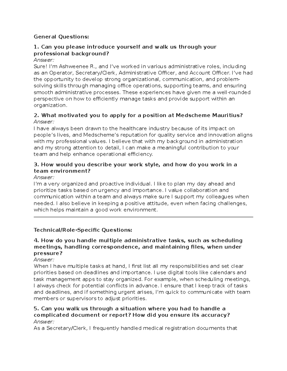 General Questions - to get notes for lecture - General Questions: Can ...