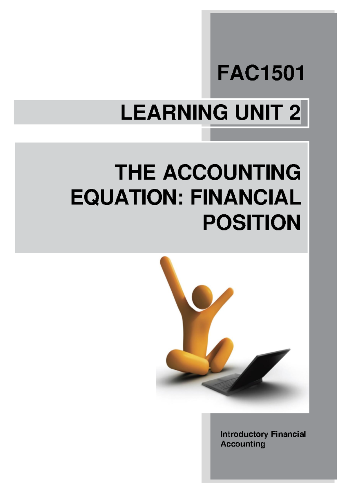 FAC1501 Study Guide 2024: Learning Unit 2 - Accounting Equation ...