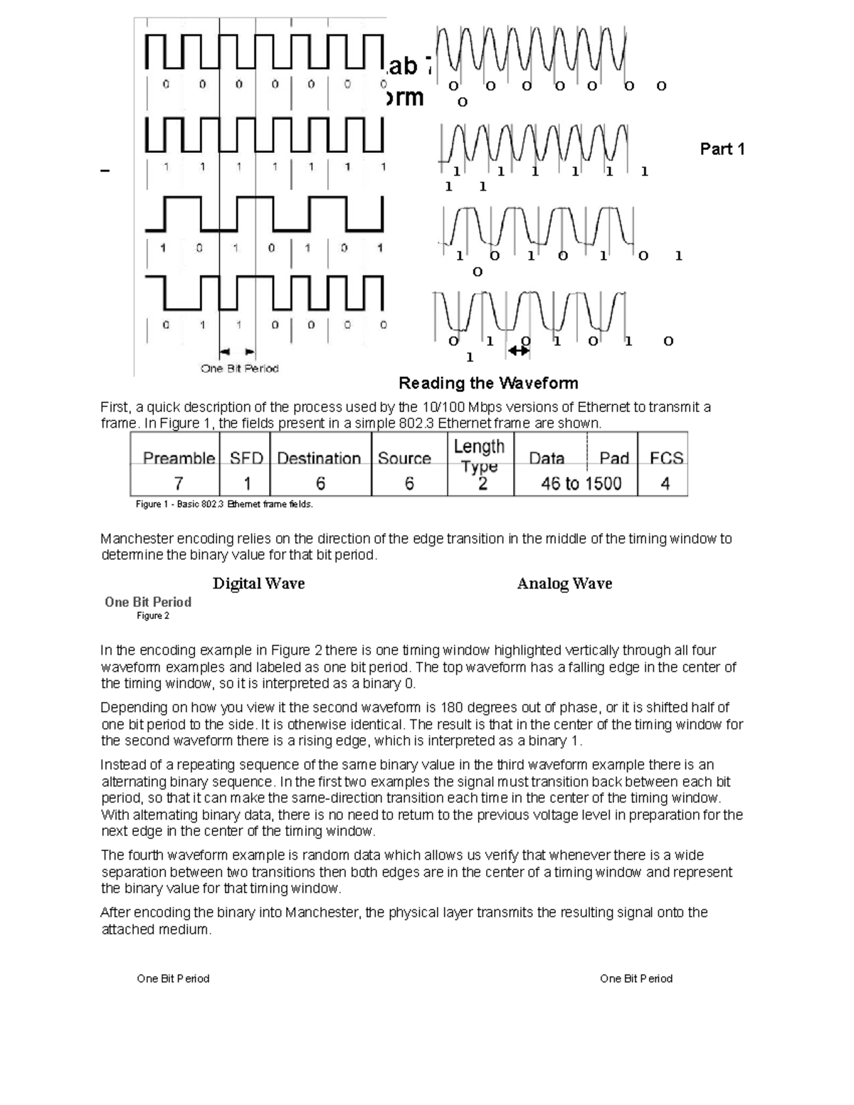 Lab 7.1.2 Waveform Decoding: Understanding Ethernet Frame Transmission ...