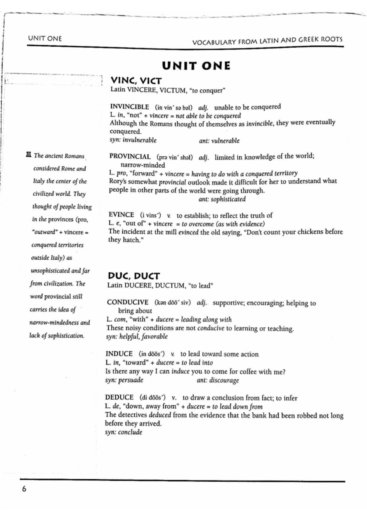 Vocab. X, Lesson 1: Key Terms and Definitions - Studocu