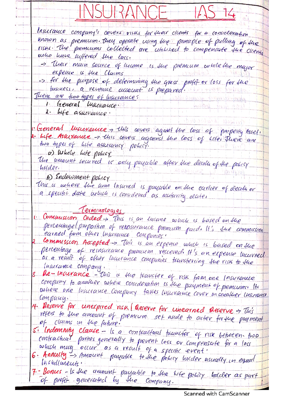Insurance Accounting: Key Principles and Practices - Studocu