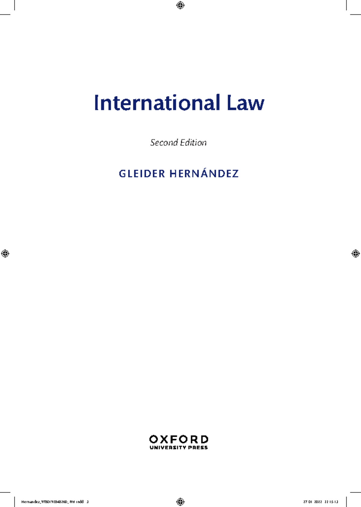 International Law (PIL) - Chapter 6: International Organizations ...