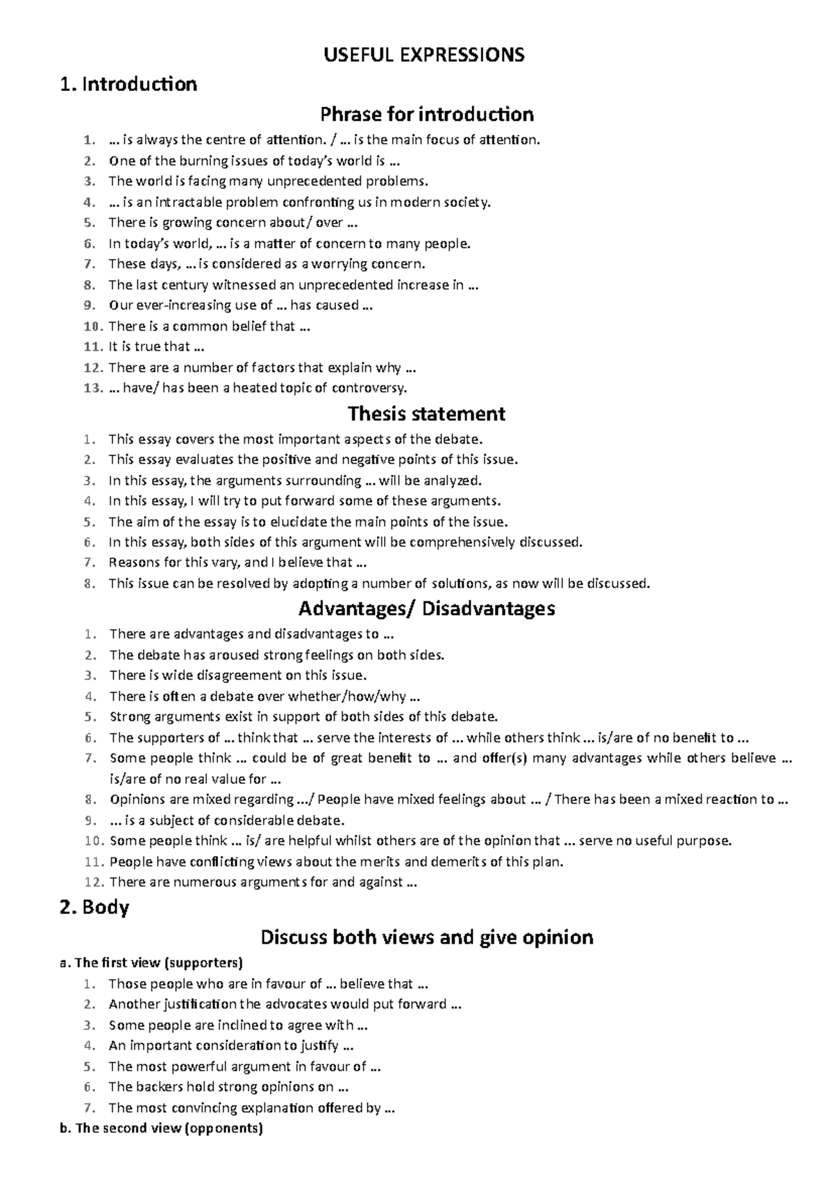 Effective Expressions for Academic Writing: Key Phrases & Thesis Ideas ...