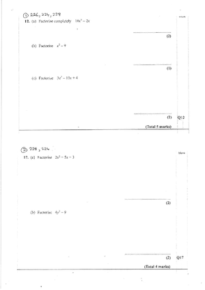 Chapter 4 exercise worksheet - Chapter 4 Linear Motion © Pearson ...