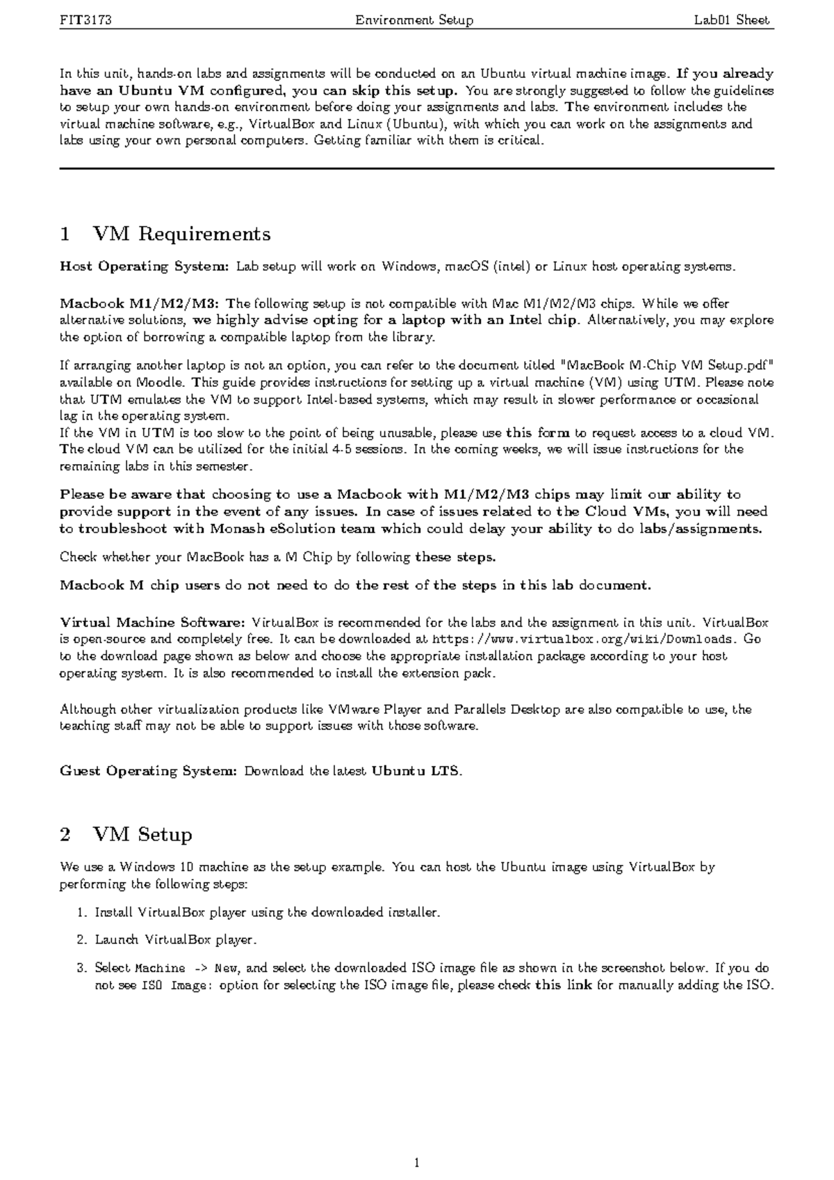 FIT3173 - Lab01 - Environment Setup - FIT3173 Environment Setup Lab01 ...