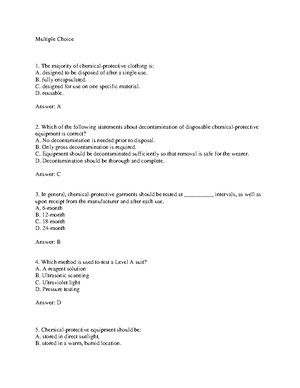 Hazardous Materials Awareness 1 - Multiple Choice Most census ...
