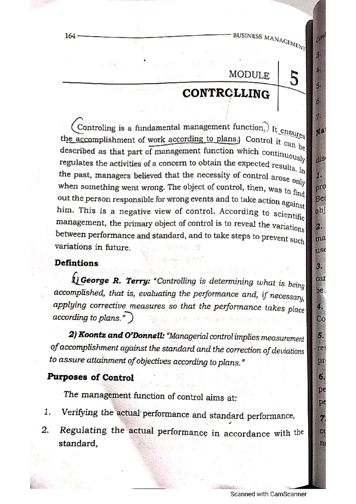 Controlling: Key Concepts and Techniques in Management - Studocu