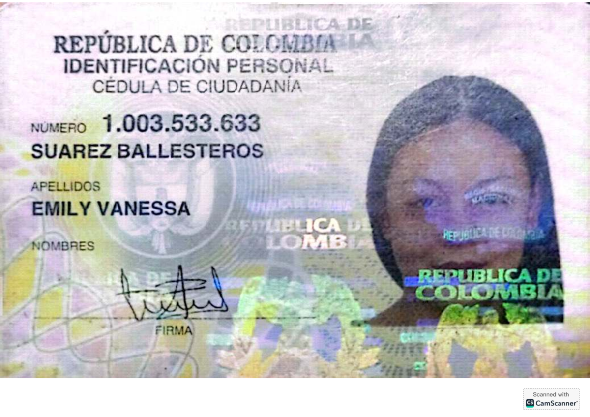 Cédula - Ninguno - Fé y Milagros - REPUBLICA DE REPUBLICA DE COLOMBIA ...