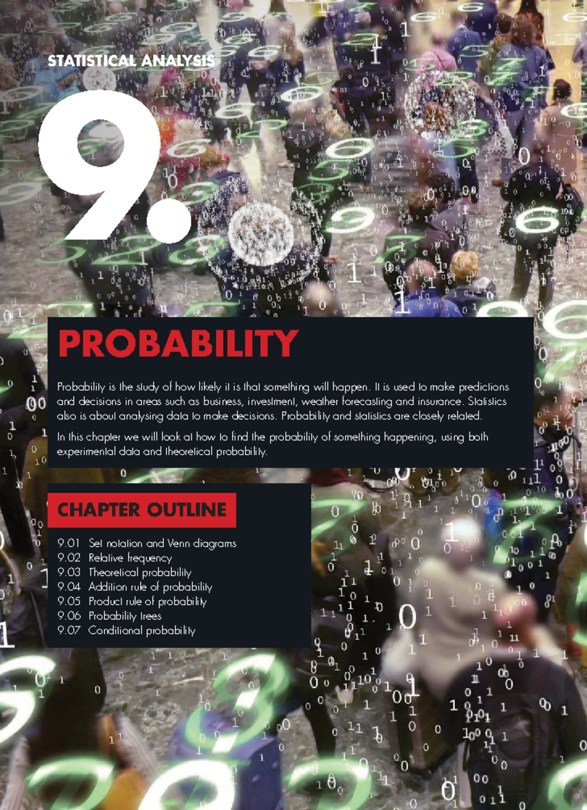 Chapter 9: Probability and Statistical Analysis (MATHS 11) - Studocu