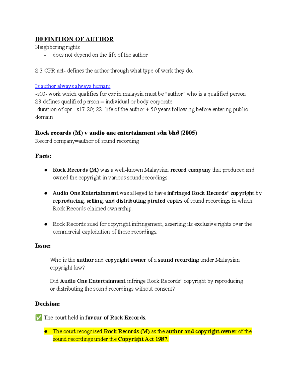 Definition of Author: Understanding Copyright and Authorship in ...