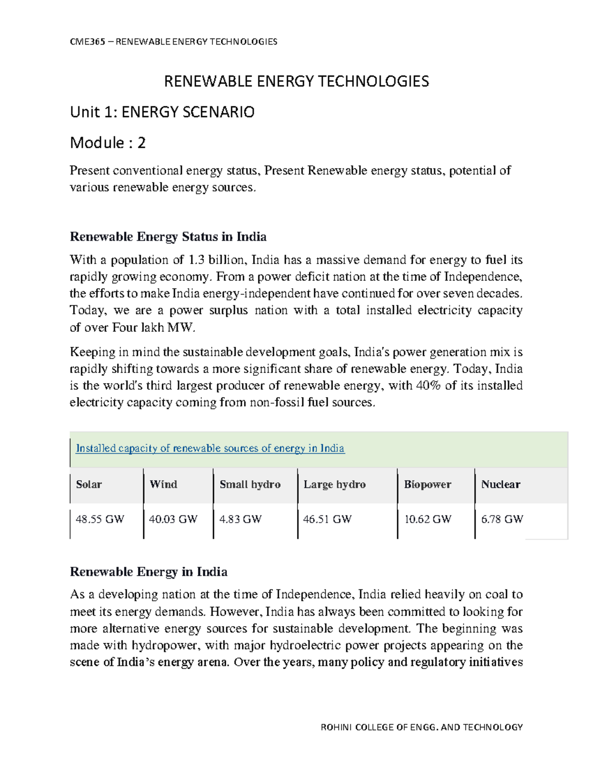 Inbound 1495416982886036872 - RENEWABLE ENERGY TECHNOLOGIES Unit 1 ...