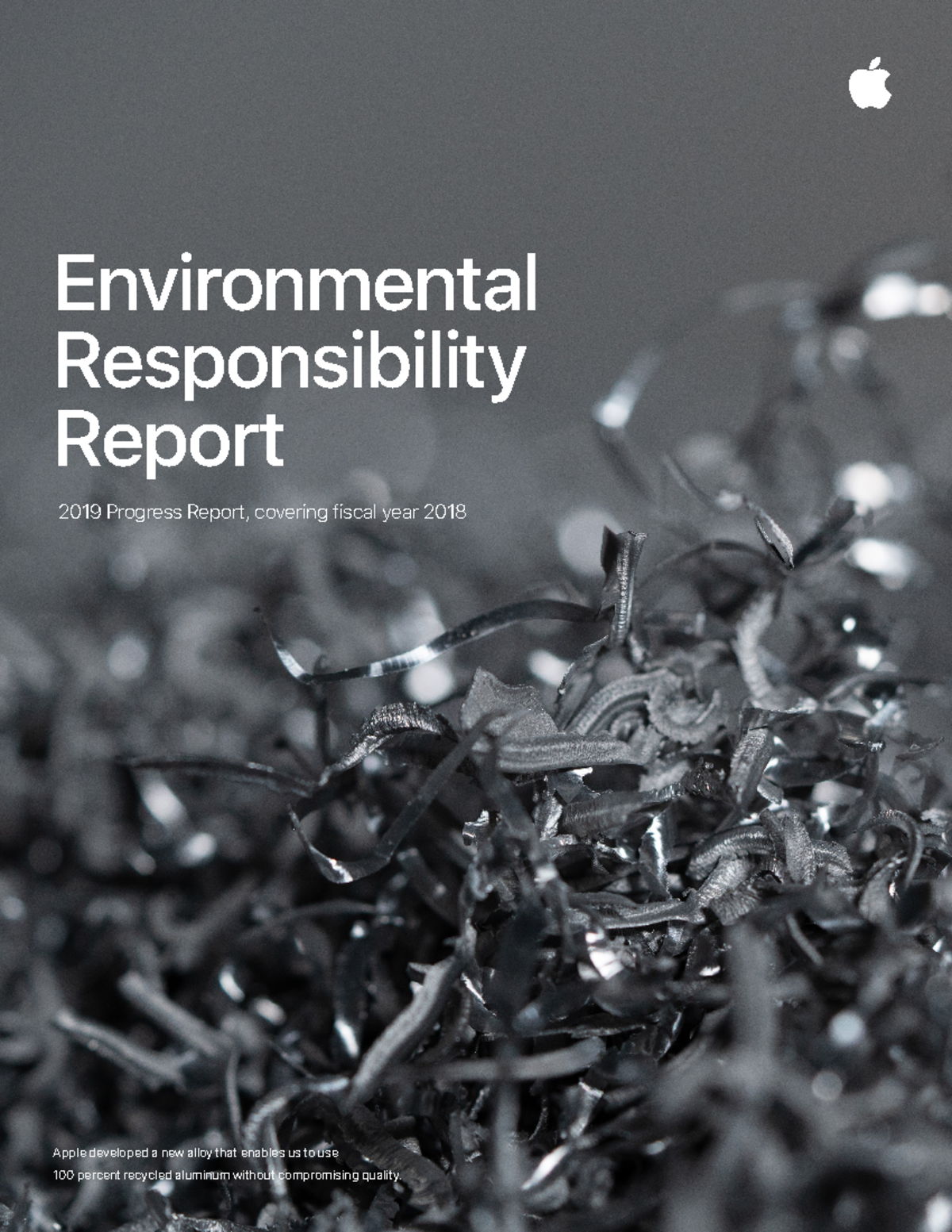 Apple Environmental Responsibility Report 2019 - Apple developed a new ...