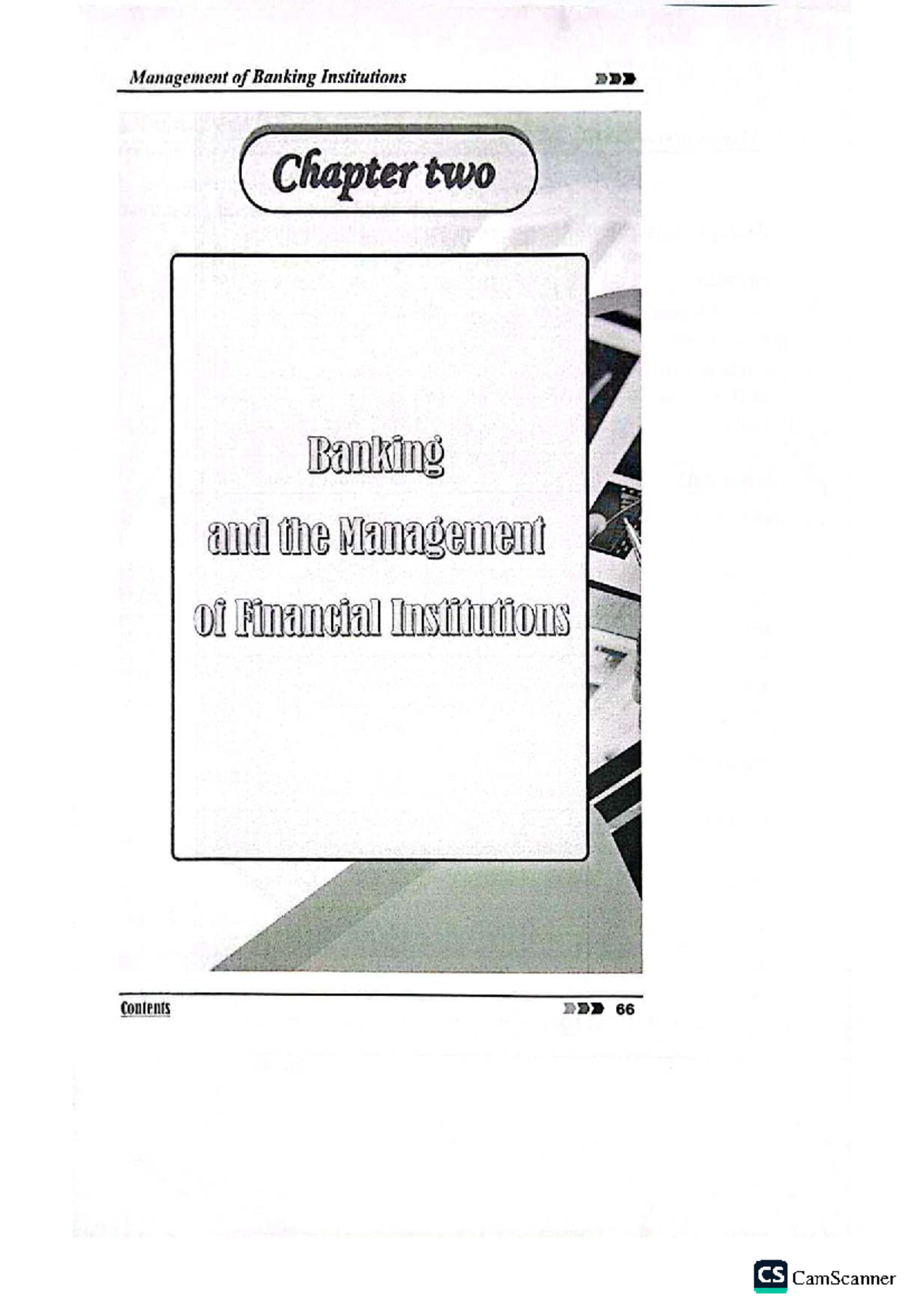 Chapter 2 Banking Notes - Course Code 26053 - Studocu