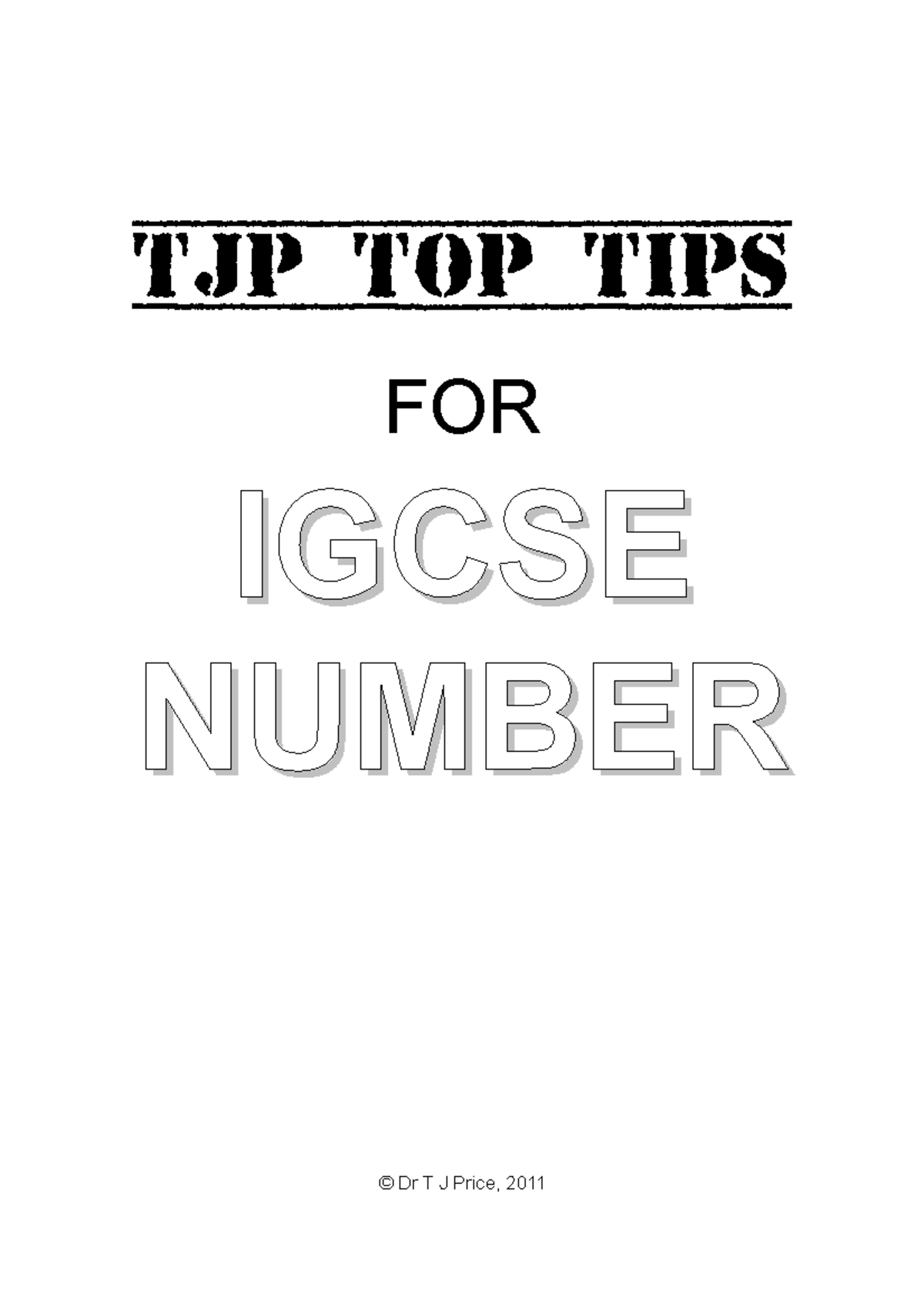 IGCSE Maths Tips: Key Concepts for Number Topics Overview - Studocu