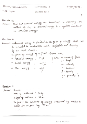 Homework 5 Key Assignment Solution - Homework #5 KA Solution MAE3360 ...