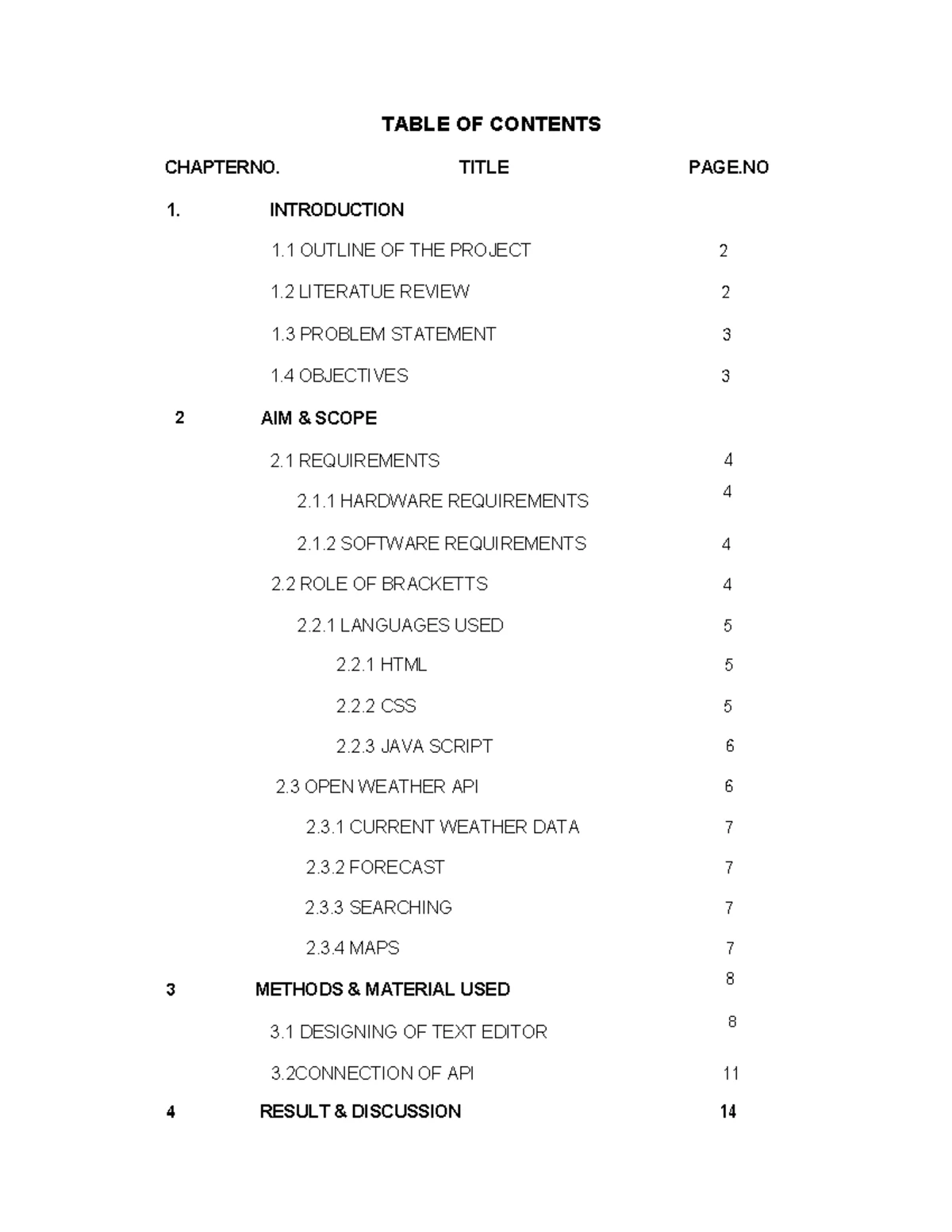 Color - Project - PROJECT REPORT WEATHER WEB APPLICATION SUBMITTED TO S ...