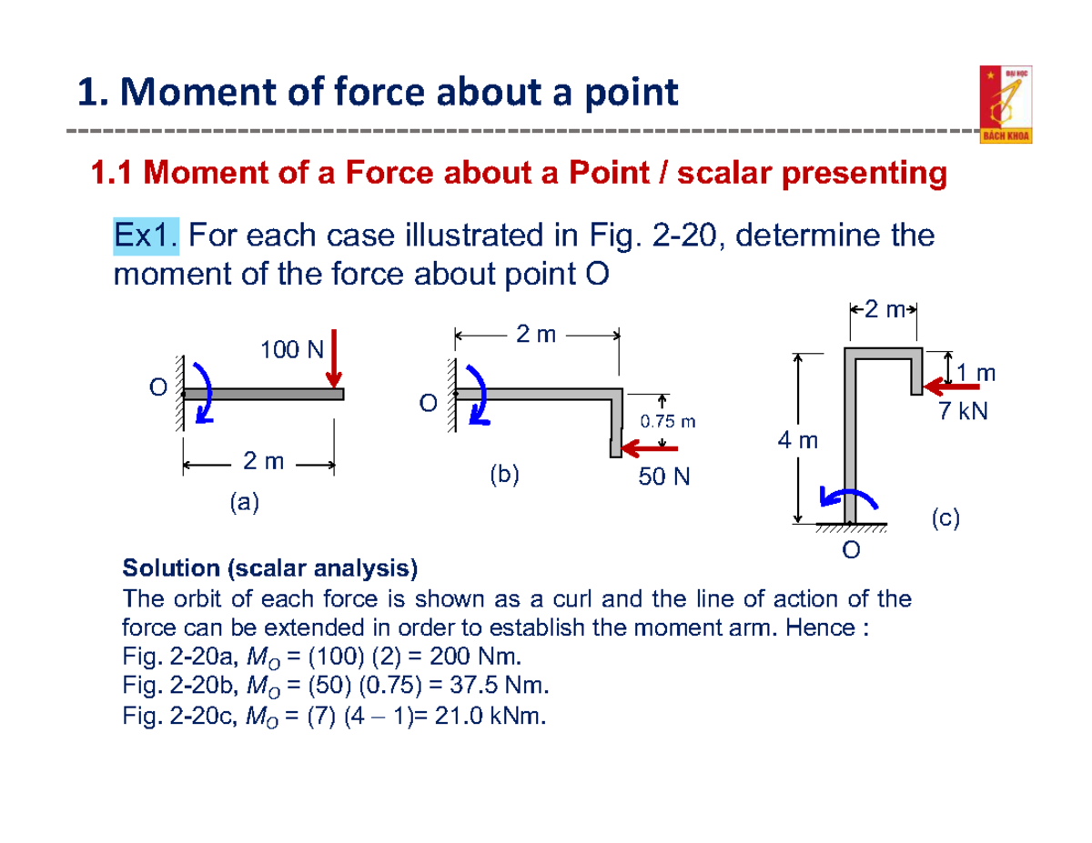 ME2112E Final Exam: Moments and Equilibrium in Planar Systems - Studocu