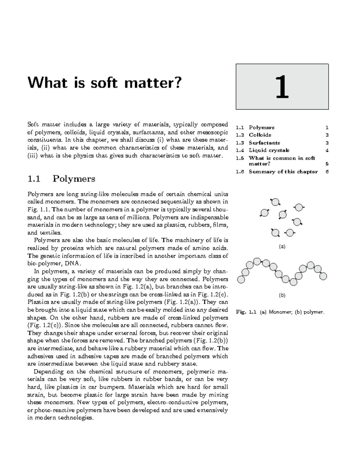 Phys406 Lecture Notes: Introduction to Soft Matter Concepts - Studocu
