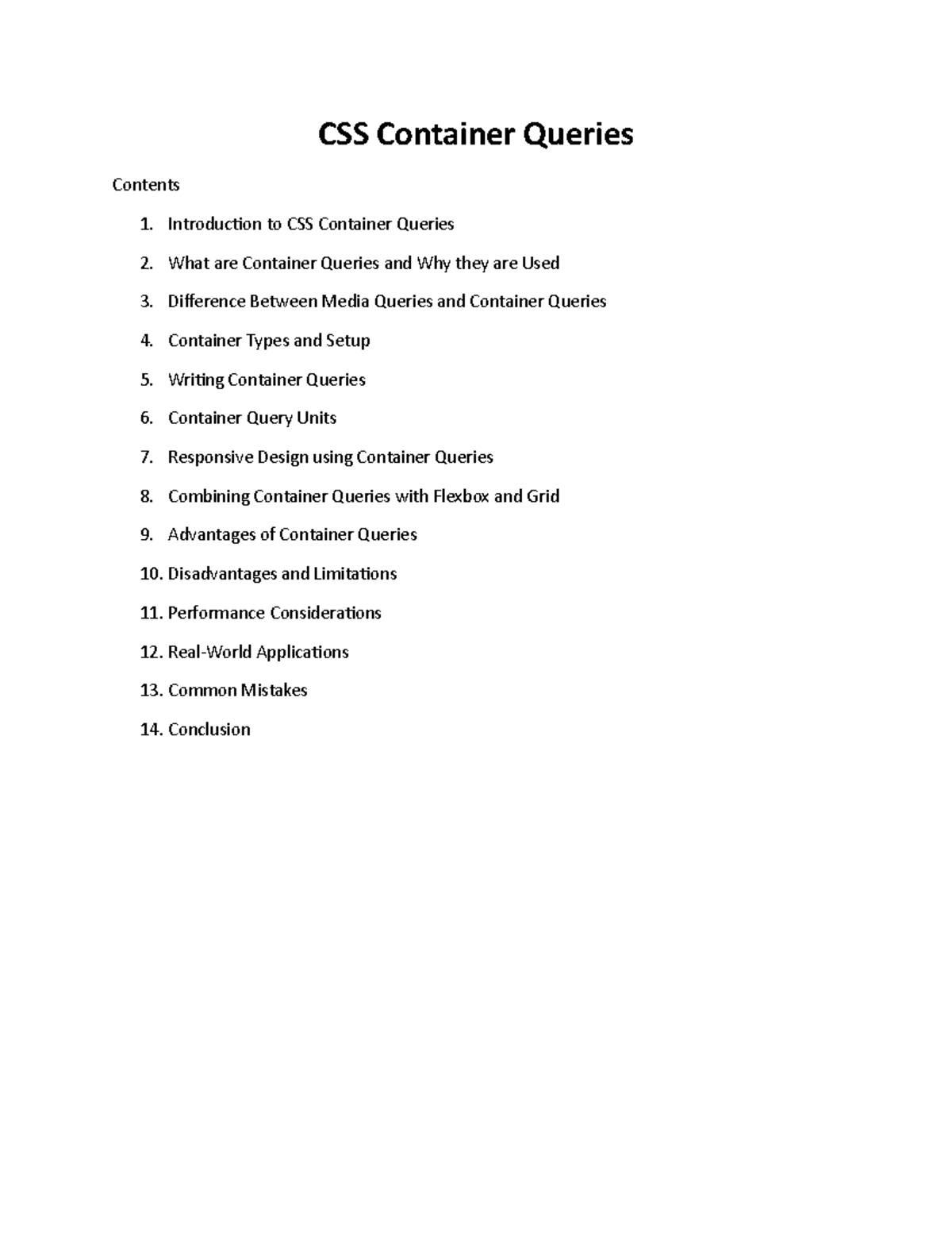 CSS Container Queries: A Comprehensive Guide to Responsive Design - Studocu