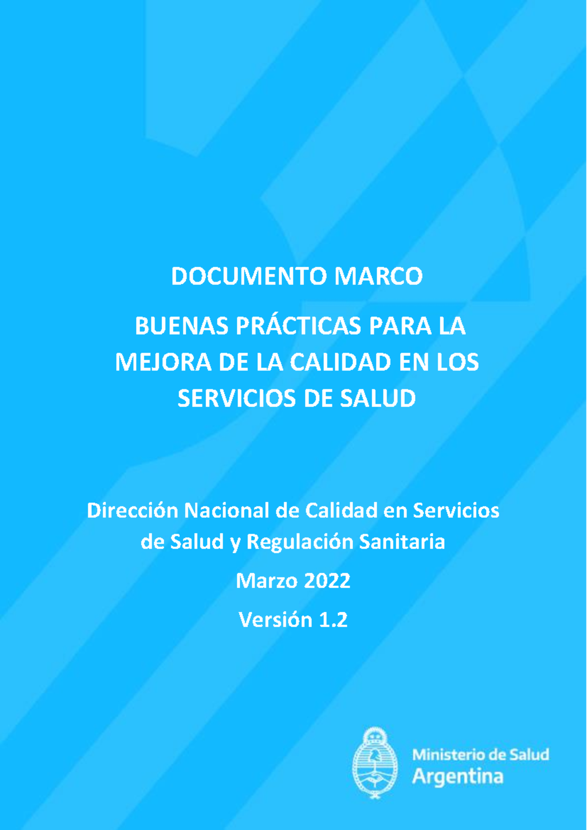 Buenas Prácticas para la Mejora de Calidad en Servicios de Salud (2022 ...