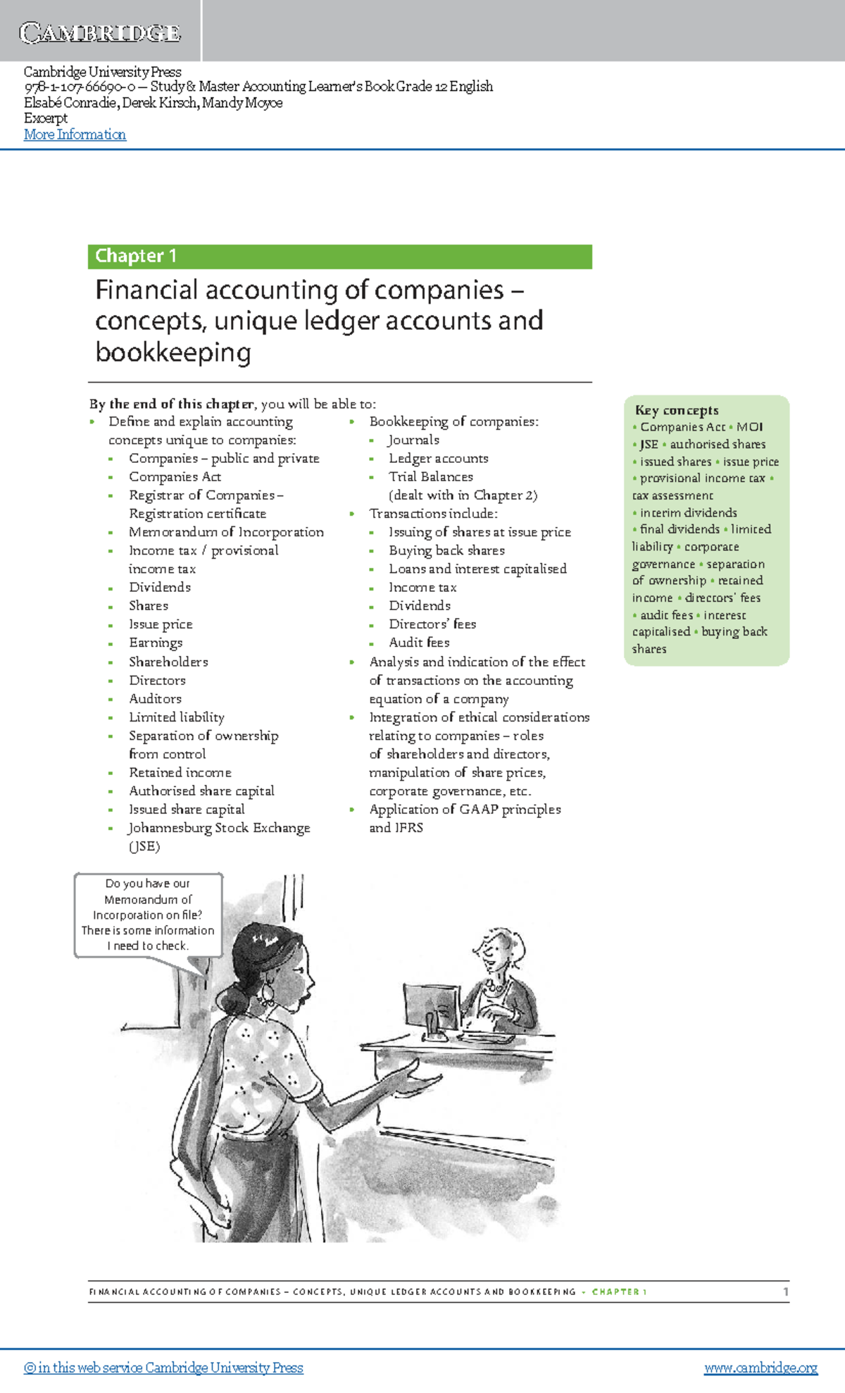 Grade 12 Accounting: Chapter 1 - Financial Accounting Concepts ...