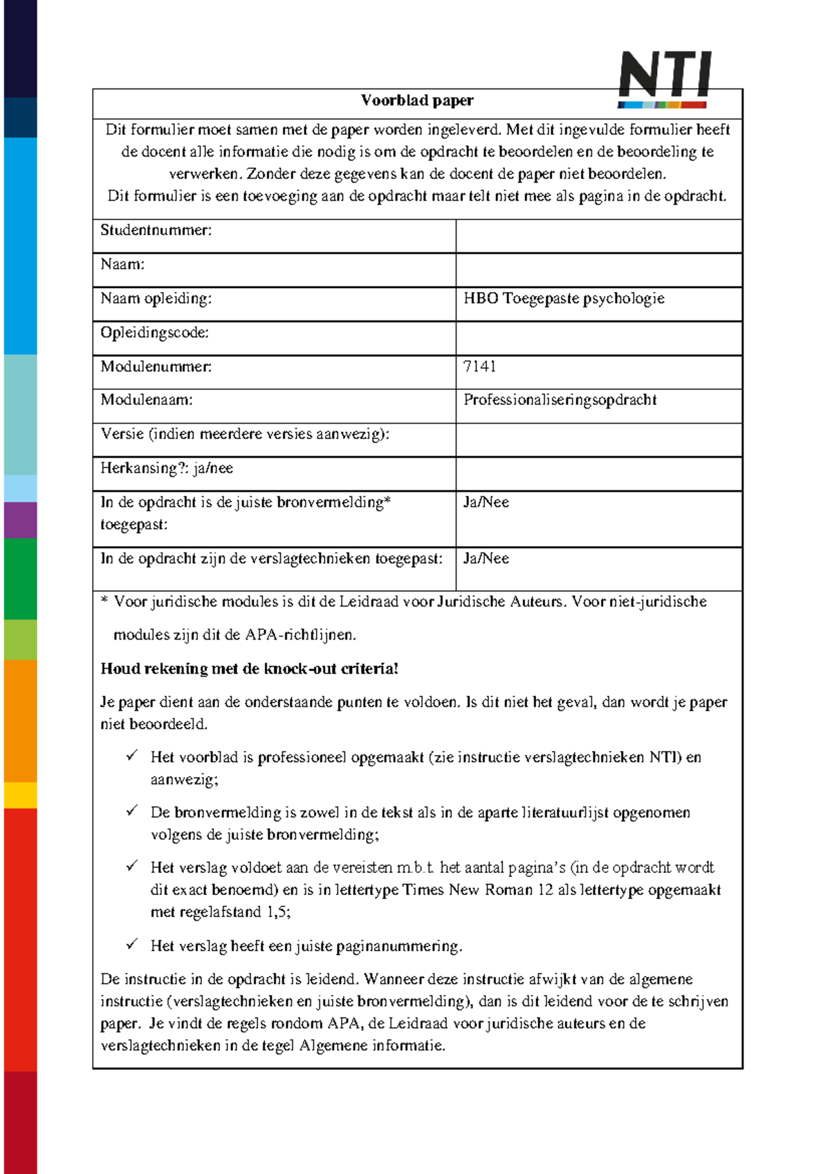 7141 Professionaliseringsopdracht: Reflectie en Interview Verslag ...