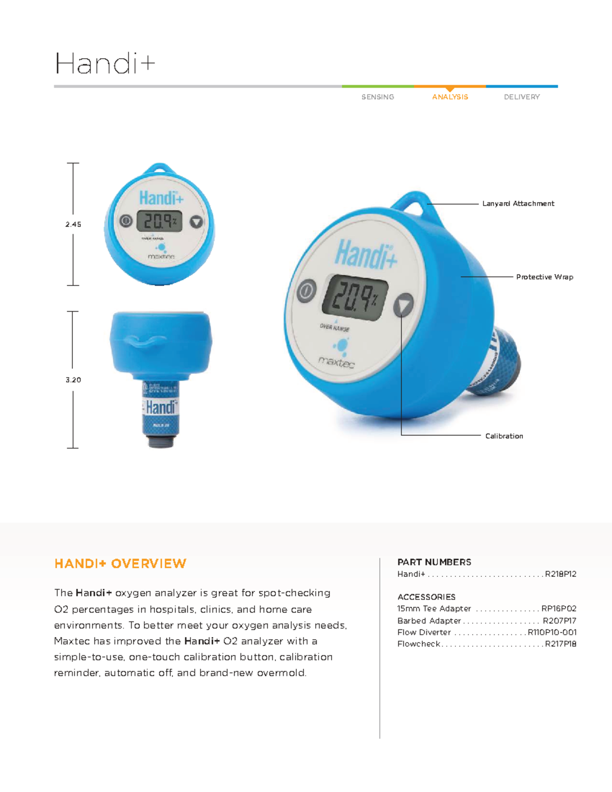 R218P12 Handi Plus O2 Analyzer Datasheet Overview - Studocu