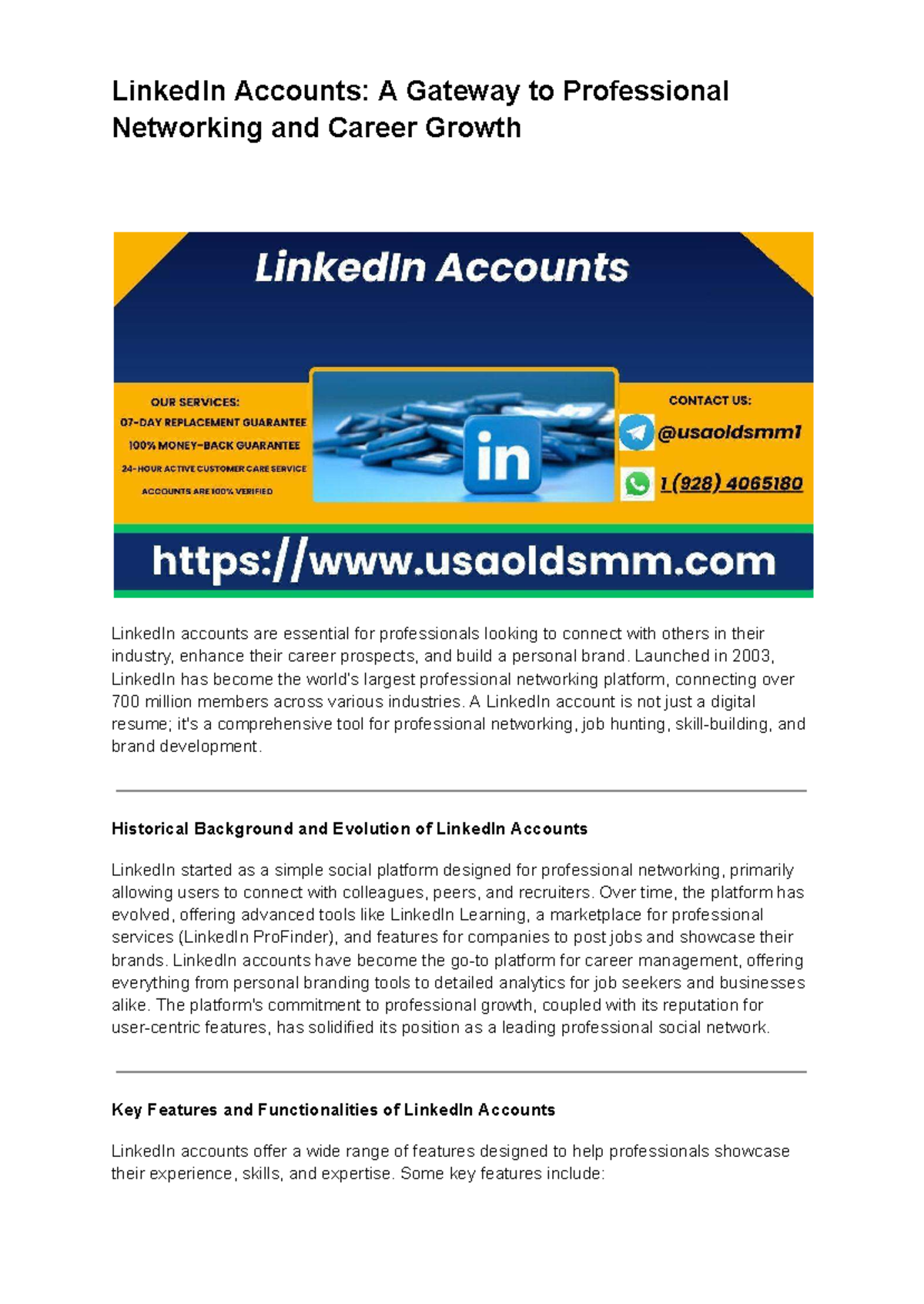 LinkedIn Accounts: Essential Guide to Networking & Career Growth - Studocu