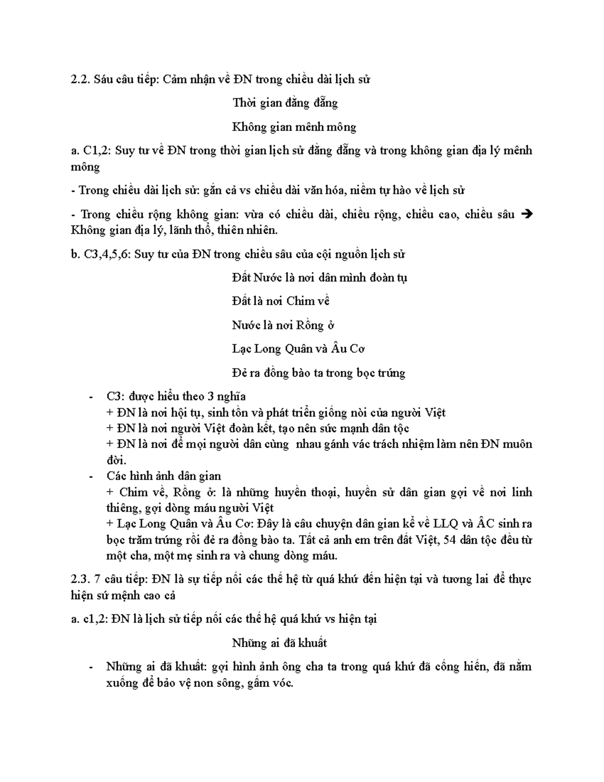 Đất Nước - Sức Sống Tiềm Tàng và Trách Nhiệm Thế Hệ Trẻ - Studocu