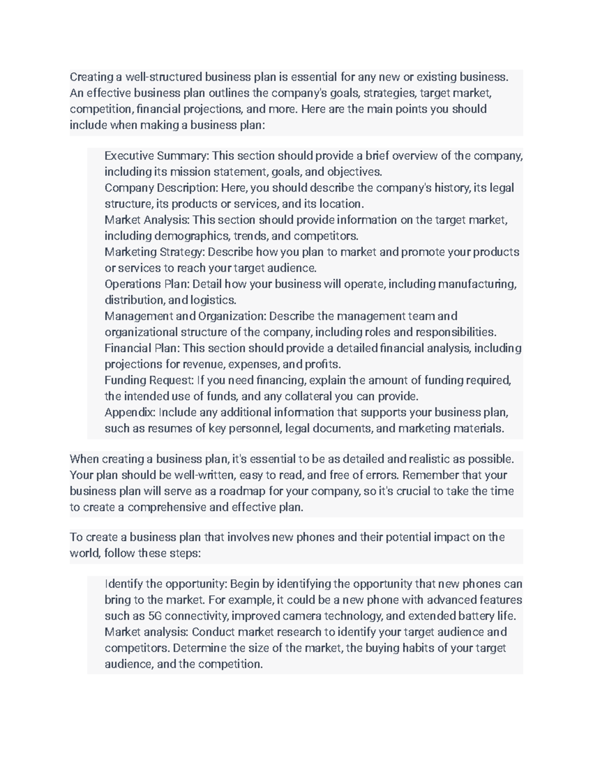 Govt Bus Plan Guide - Structuring Your Business Effectively - Studocu