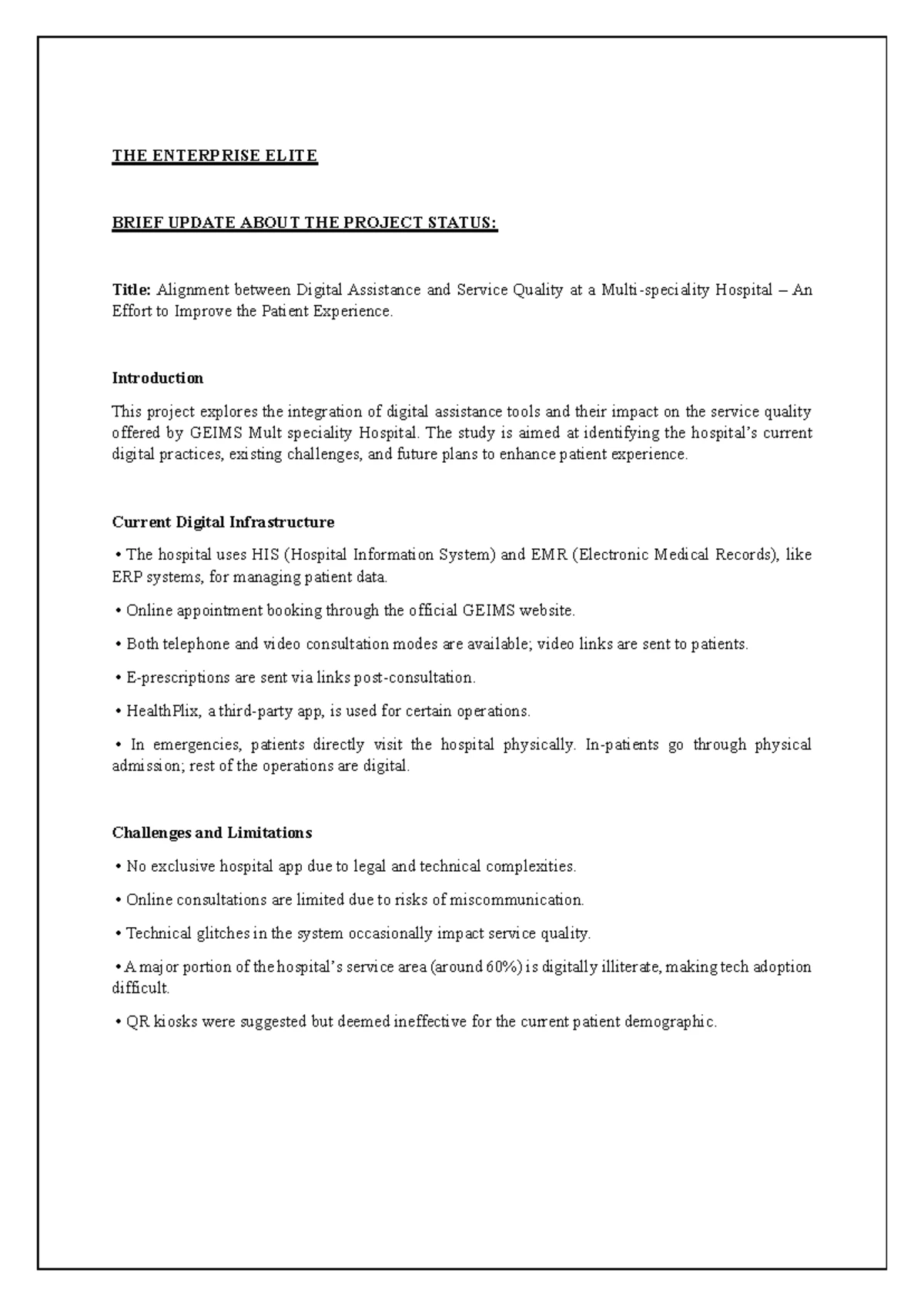 SWOT Analysis of RPA: Strengths, Weaknesses, & Opportunities - Studocu