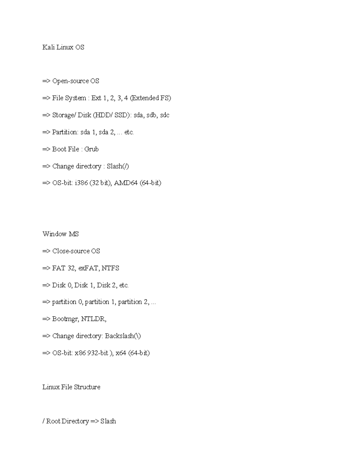 Kali Linux OS File System Overview: Ext4, Partitions, and Boot Files ...