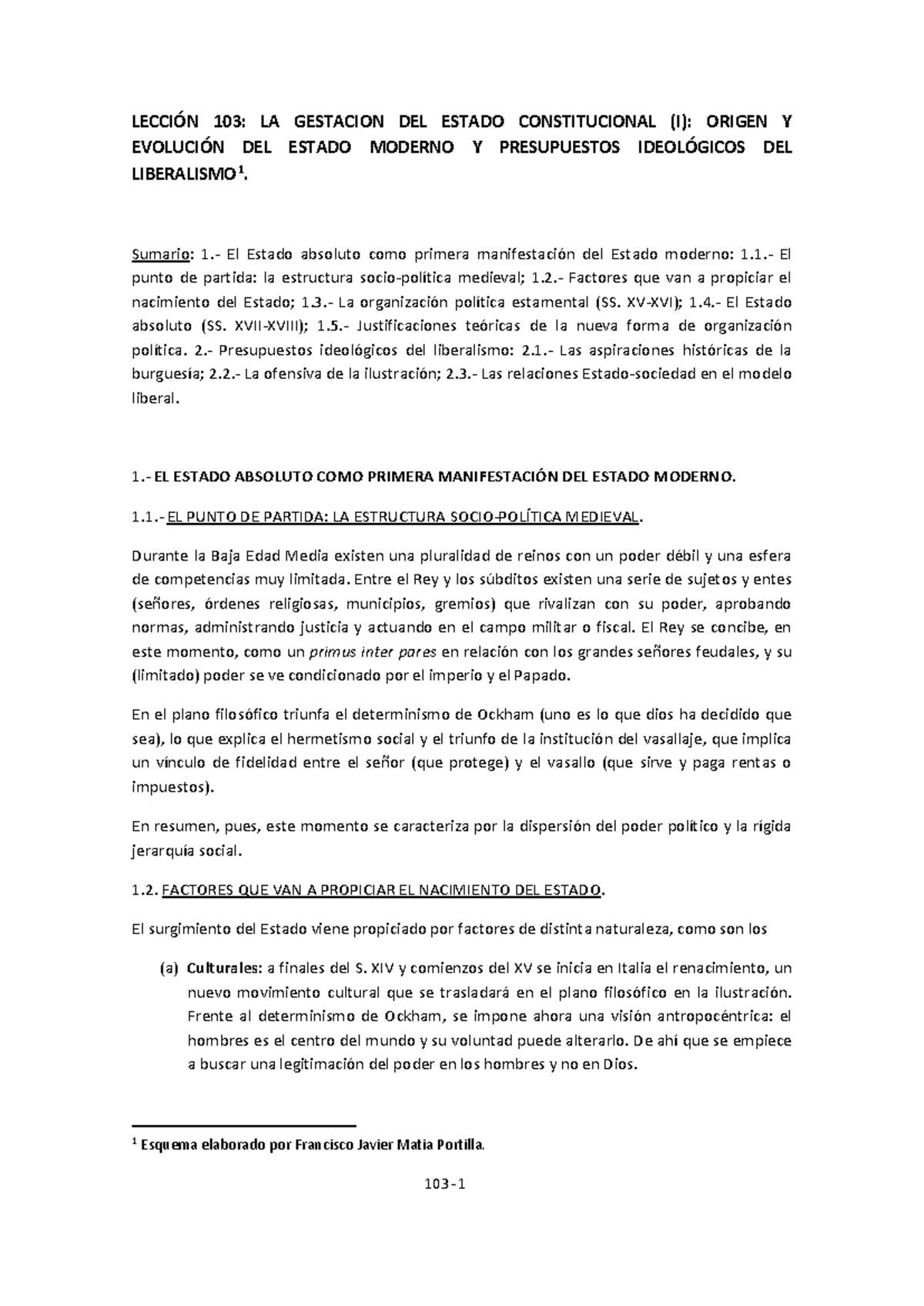 105A Lección Sobre el Estado Constitucional y sus Fundamentos ...