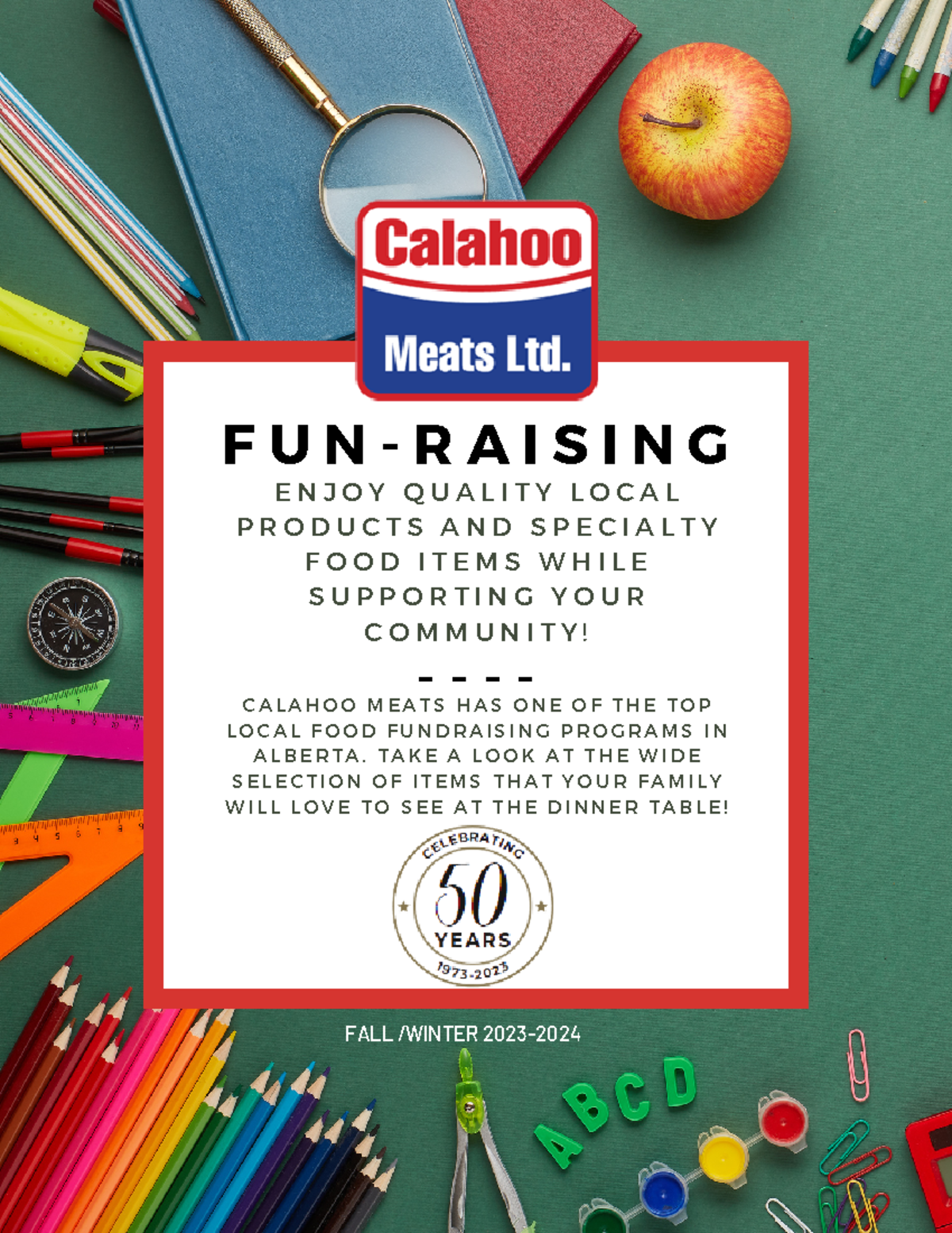 Calahoo Fall Fundraiser 2023-24: Supporting Your Community with Local ...