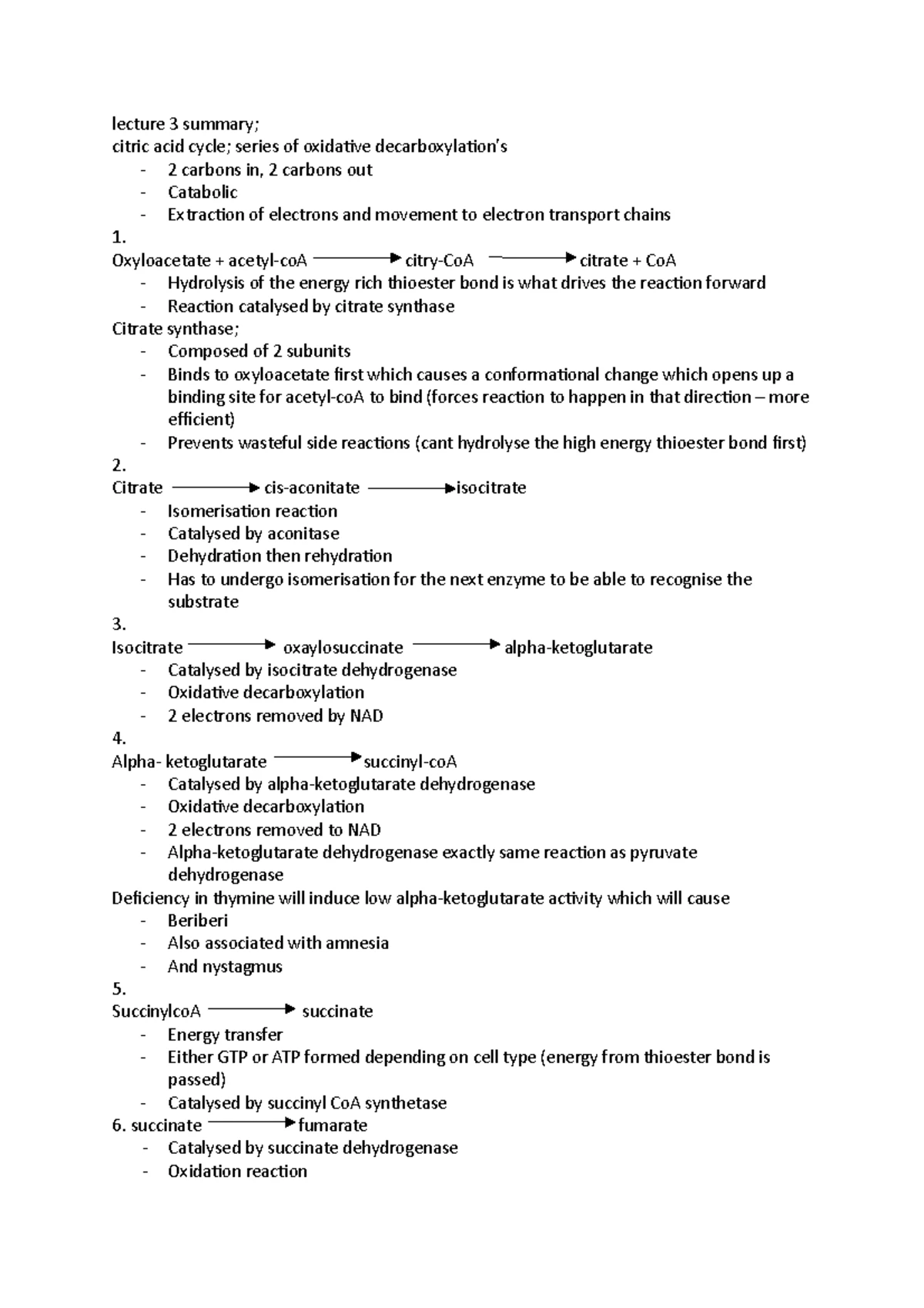 BIOL201 Lecture 19: Lipid Metabolism & Energy Utilization Summary - Studocu