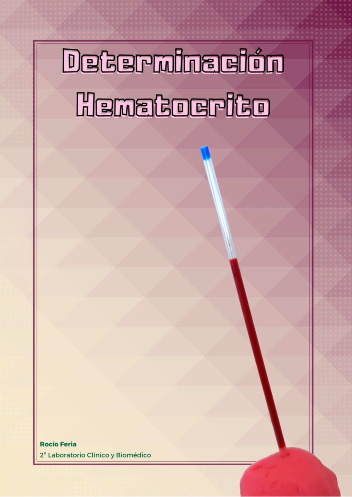 Práctica 6B: Determinación del Hematocrito con Lector de ...