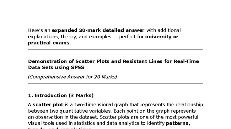 Scatter - notes - Here’s an expanded 20-mark detailed answer with ...
