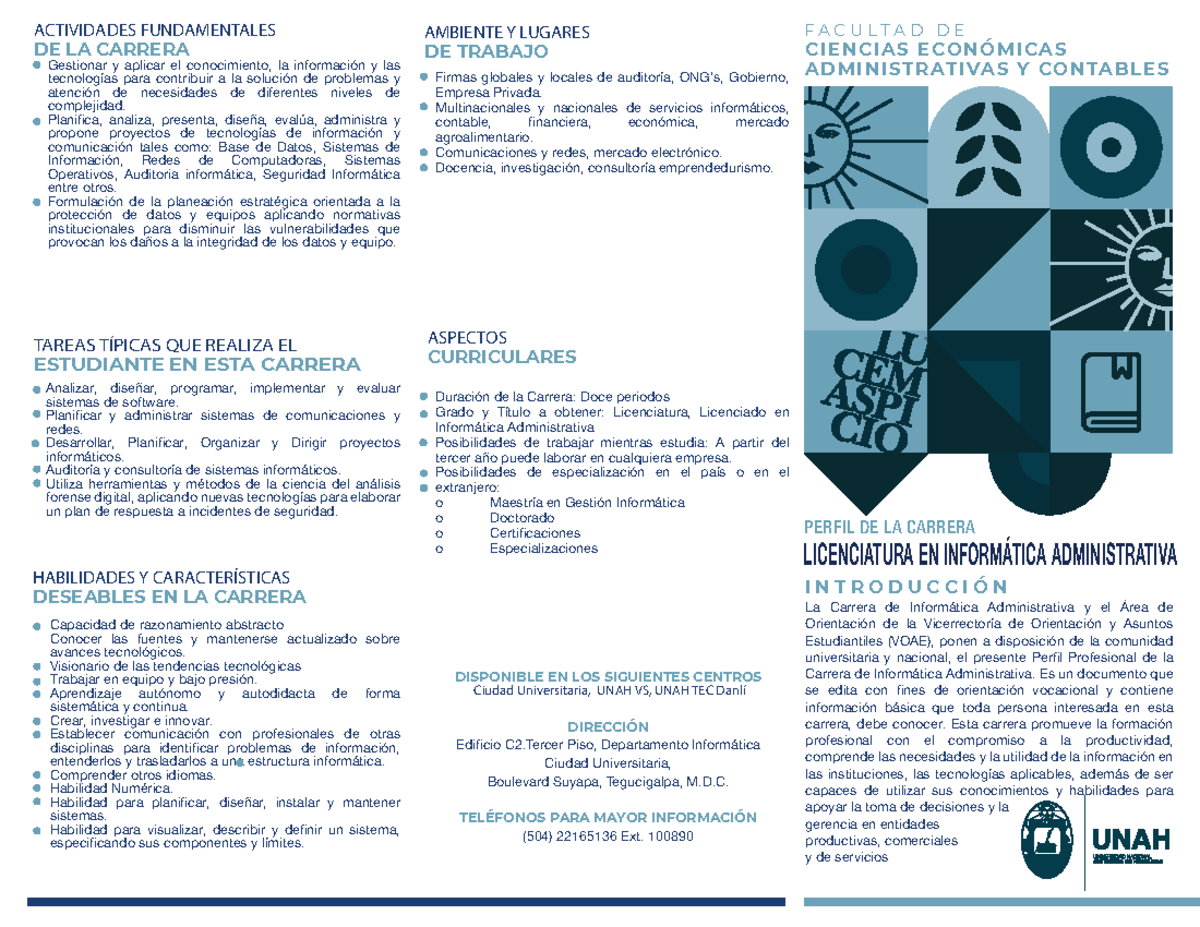 Perfil Profesional de la Carrera de Informática Administrativa 2024 ...