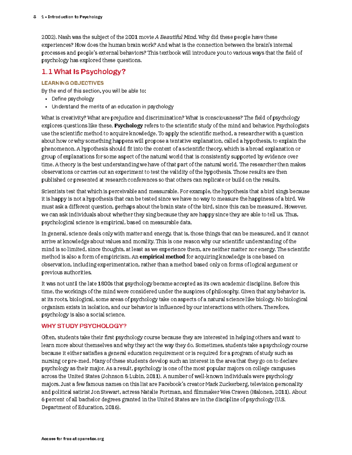 Introduction to Psychology (PSY 101): Core Concepts and Key Topics ...