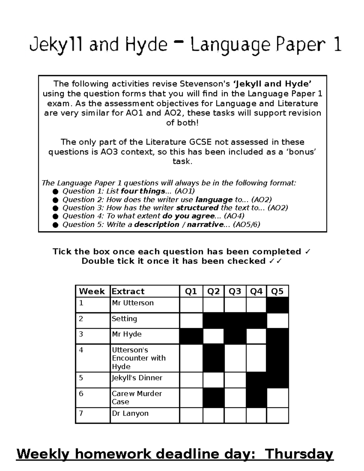 J&H Homework Final Exam Revision Activities 2025 - Studocu