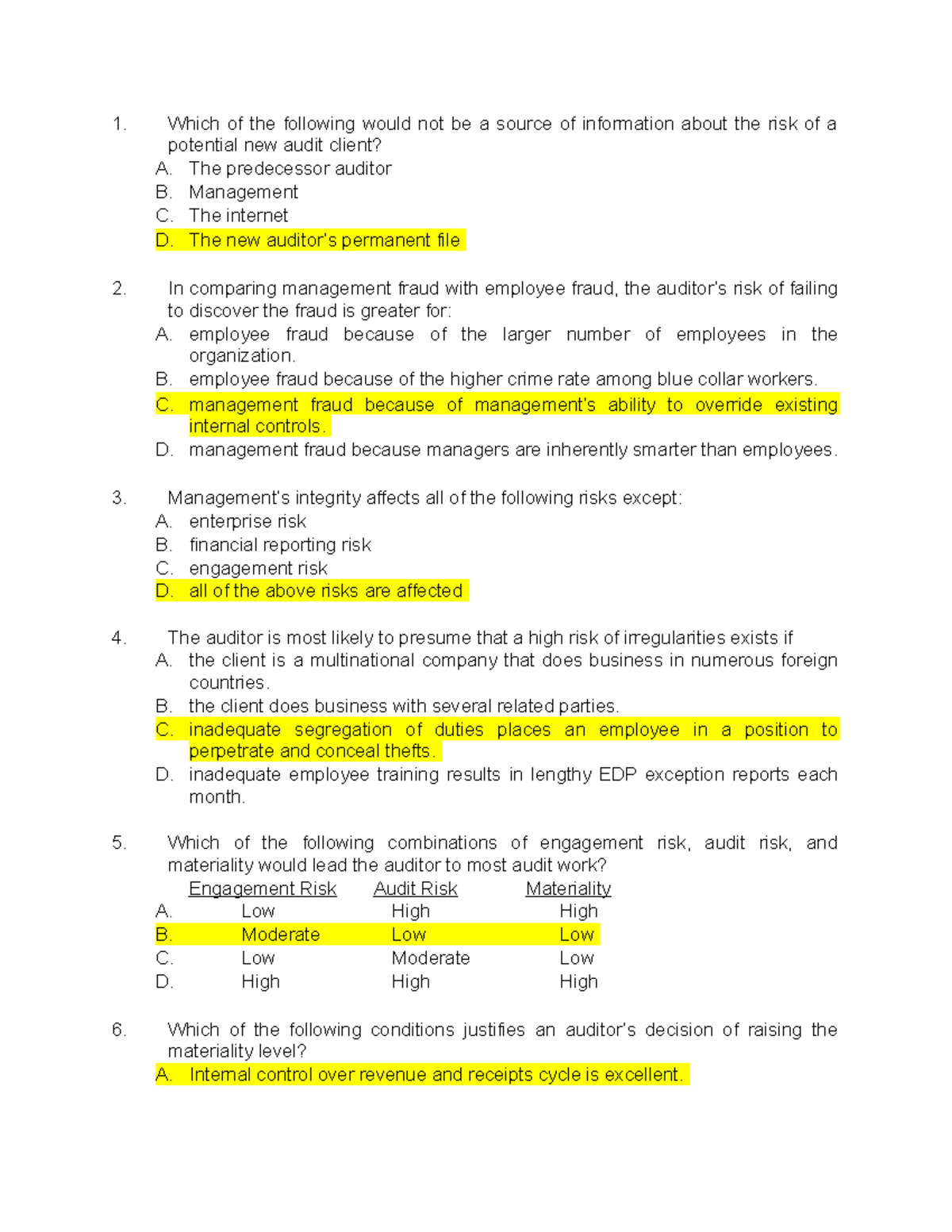 Auditing Theory Comprehensive Reviewer 6: Essential Concepts & Risks ...
