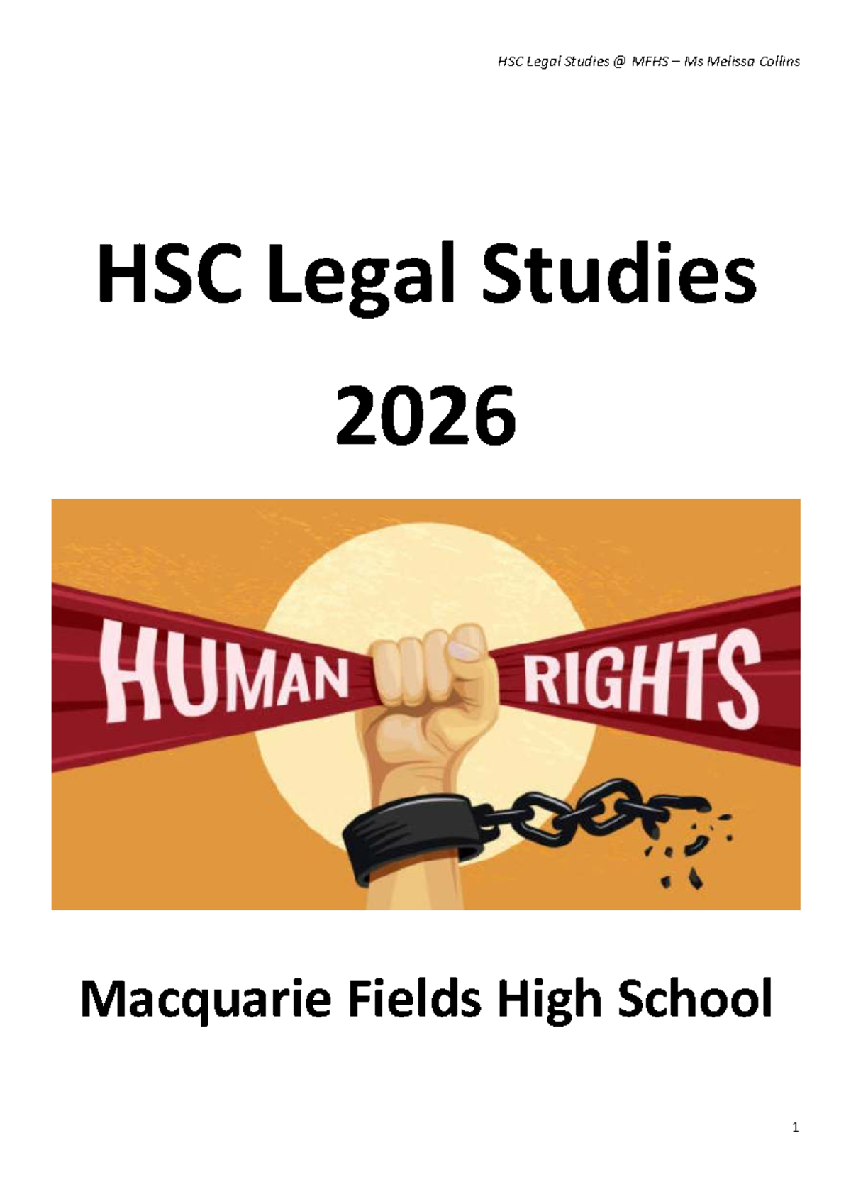 HSC Legal Studies 2026: Human Rights Overview and Key Issues - Studocu